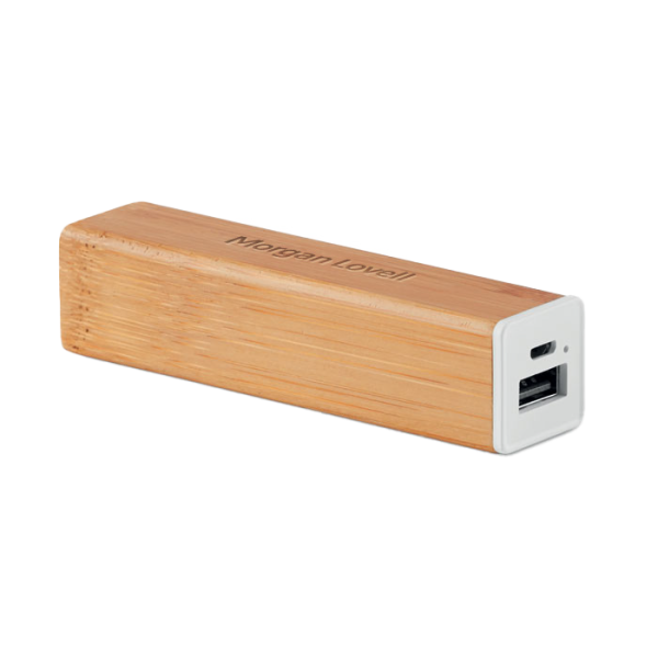 Bamboo Powerbank 2200mAh